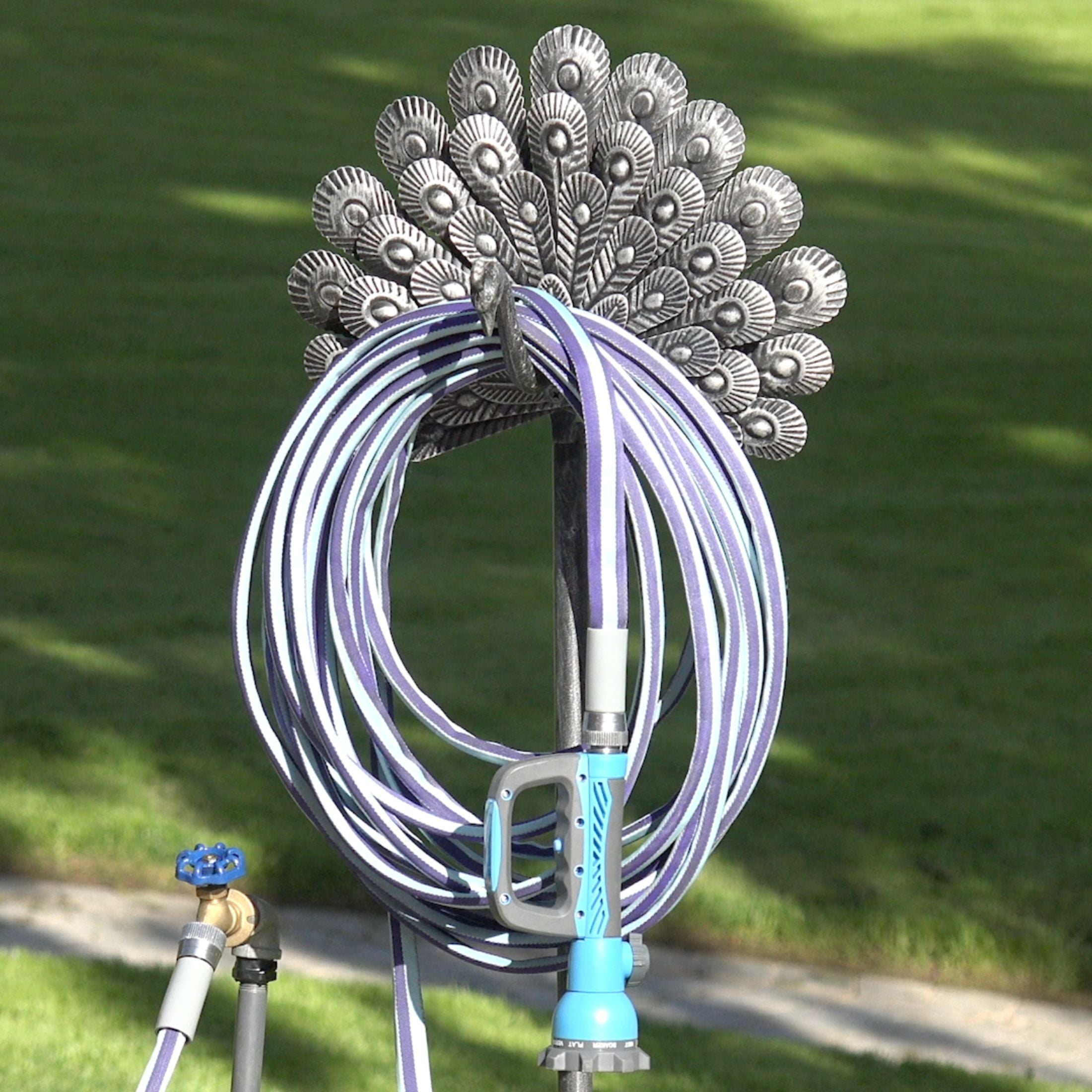 Peacock Hose Holder