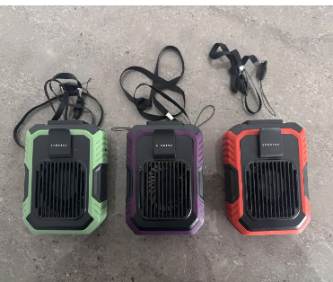 Personal Gardening fan with Clip and Lanyard