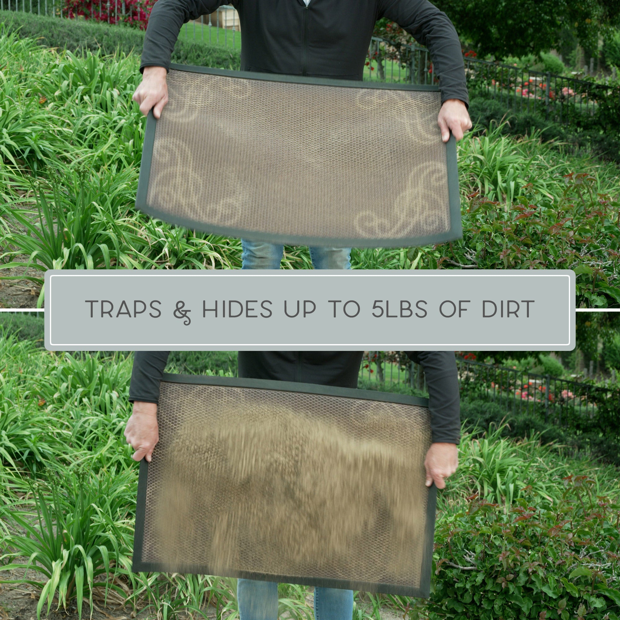 Aqua-Terra 2' x 3' Dirt Scraping Indoor Outdoor Doormat