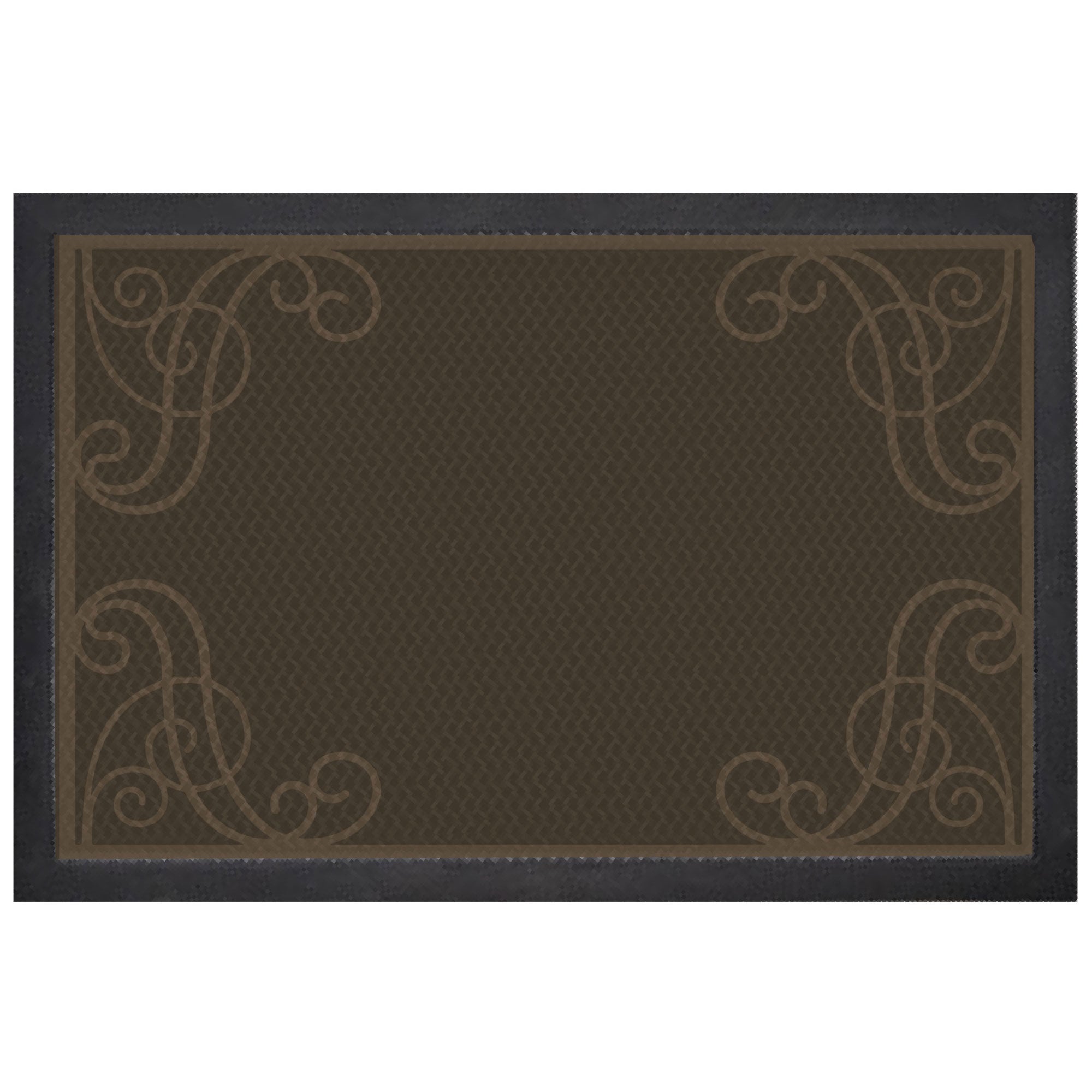 Aqua-Terra 2' x 3' Dirt Scraping Indoor Outdoor Doormat