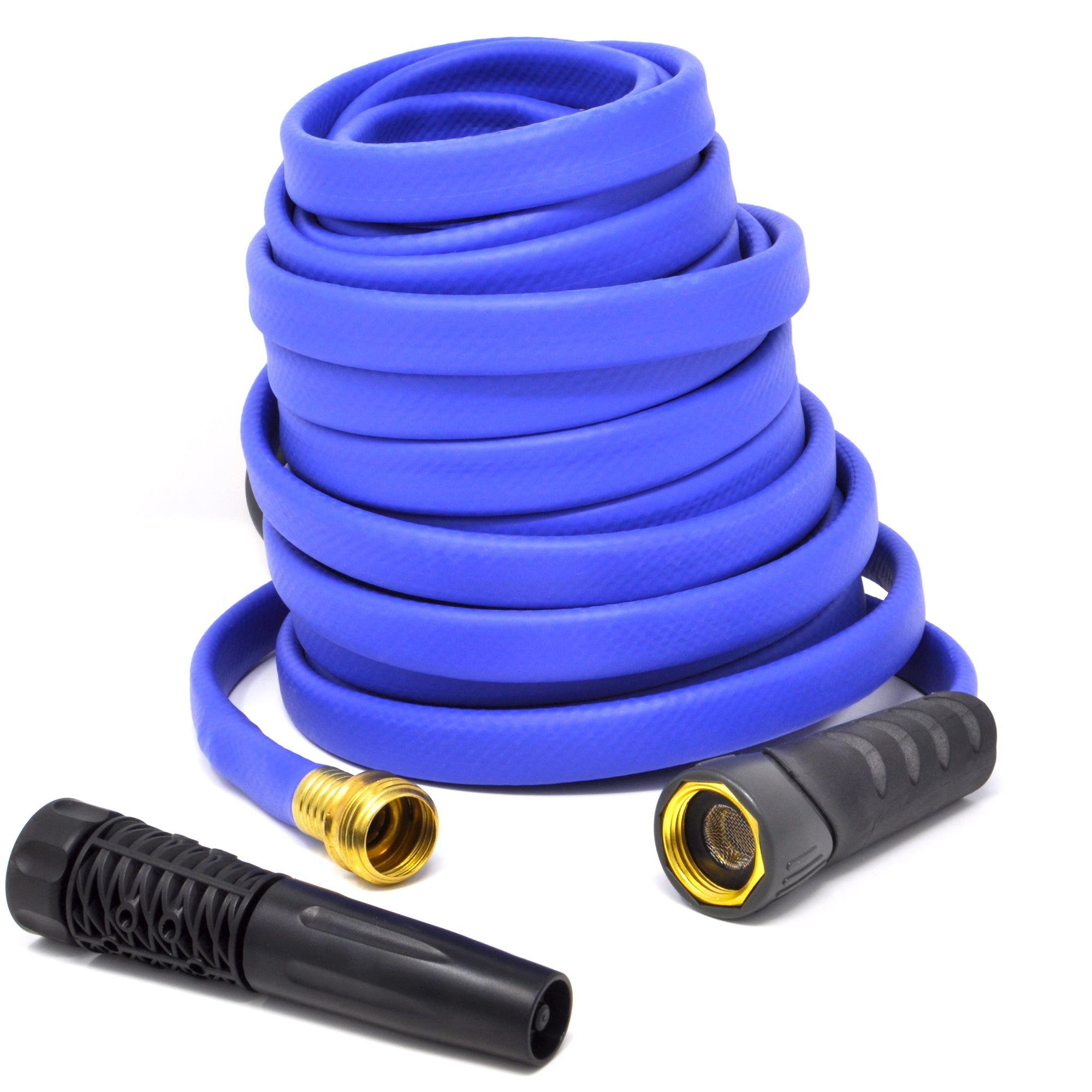 Compact No-Kink Rubber Garden Hose Made in U.S.A.